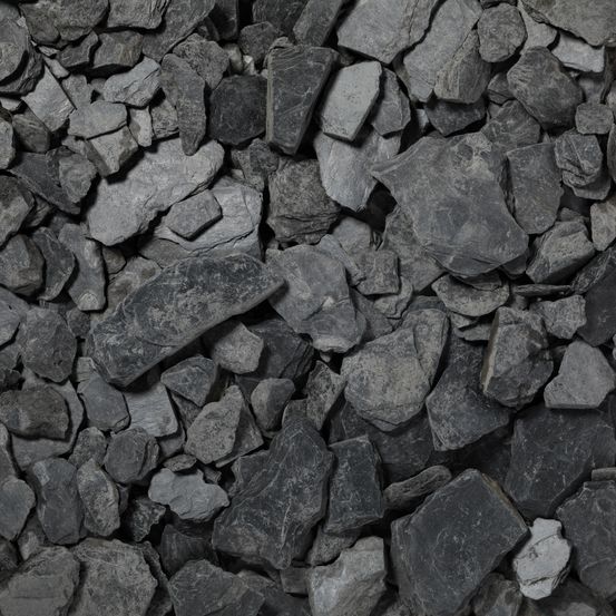 Paillage ardoise noire 30-90 mm - lot de 30 sacs de 20 kg (7,5 m²) - ro'ma nature