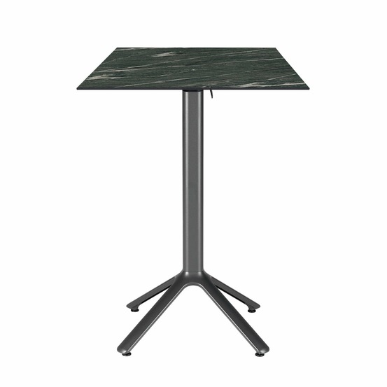Restootab - table haute pliable nemo pour intérieur/extérieur décor ardoise 60x60