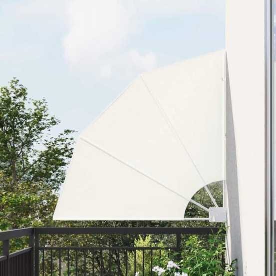 Écran de confidentialité pour balcon crème 115 x 115 cm