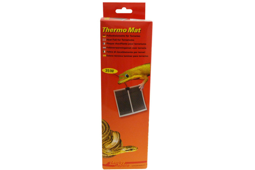 Tapis chauffant 35w pour terrarium - thermo mat 65 x 28 cm - chauffage pour reptiles (lézards, serpents), amphibiens et inverté
