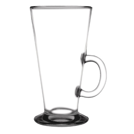 Verres pour boissons chaudes en verre trempé 285 ml olympia - lot de 12
