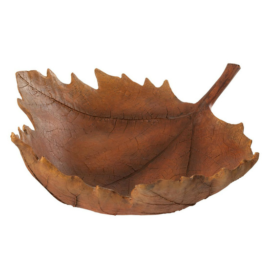 Coupelle déco feuille