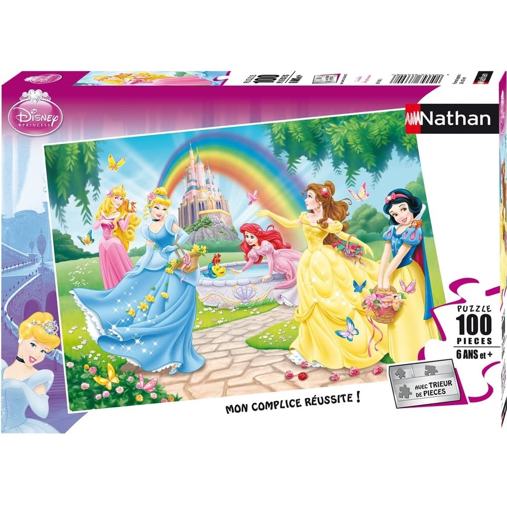 Puzzle jardin des princesses disney 100 pcs