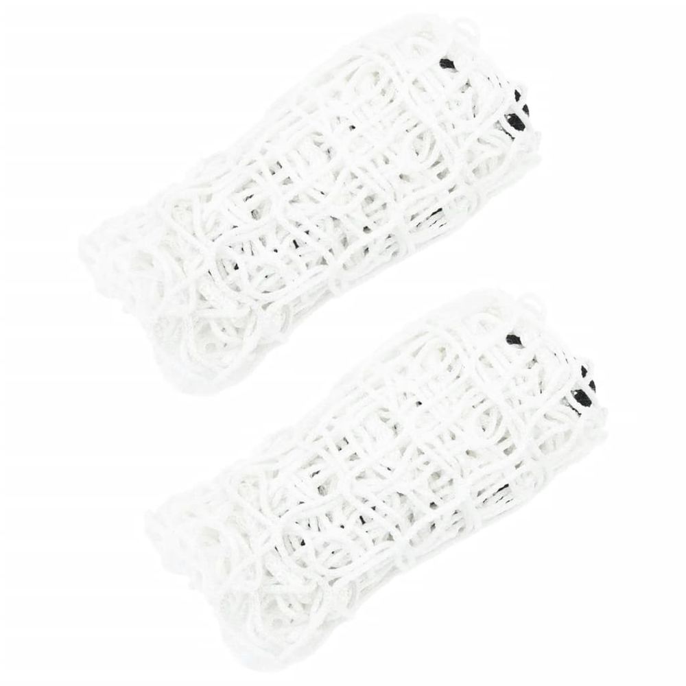 Filets à foin 2 pcs rectangulaire blanc 150x90 cm pp