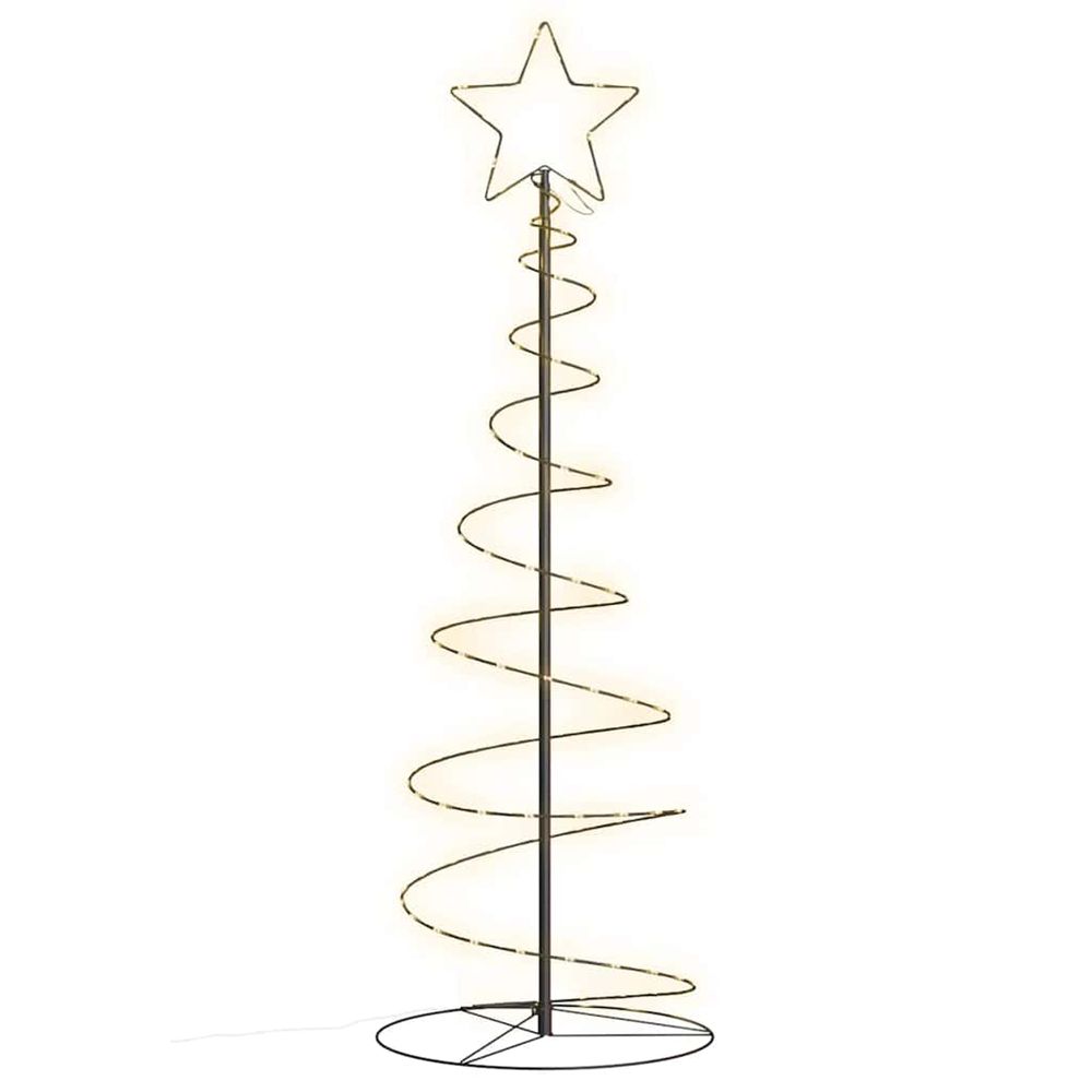 Sapin de noël à led 100 led blanc chaud 150 cm