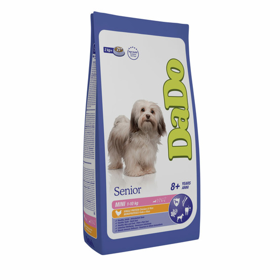 Senior mini breed chicken & rice 2 kg