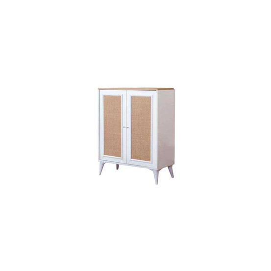 Buffet en aggloméré 2 portes mount bas : 90 x 41 x 105 cm