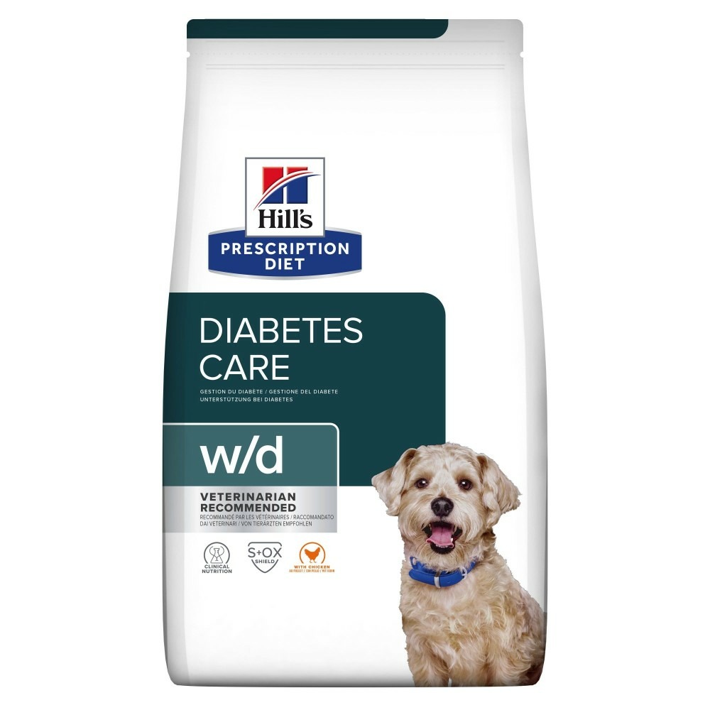 Croquettes chien adult prescription diets w/d diabetes care - hill's 10 kg