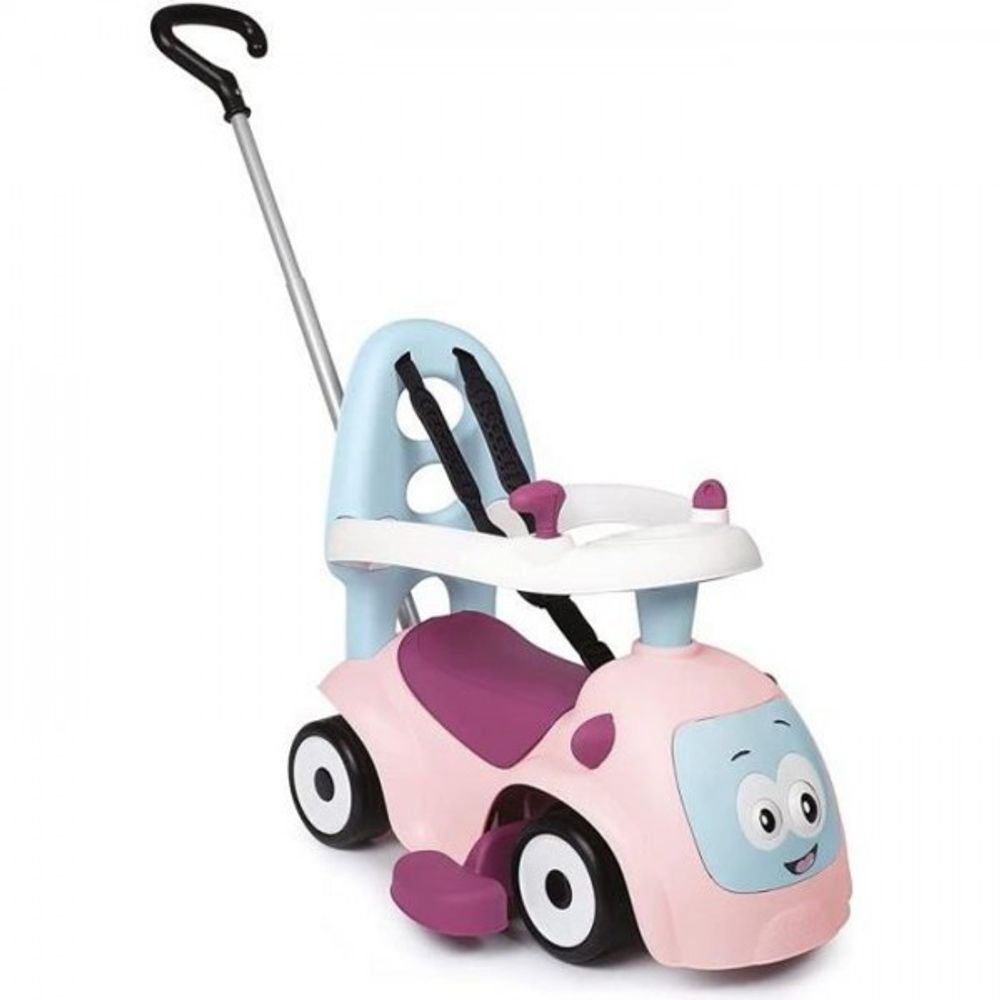 Porteur trotteur - maestro balade rose - pour enfant des 6 mois - evolutif - roues silencieuses - klaxon