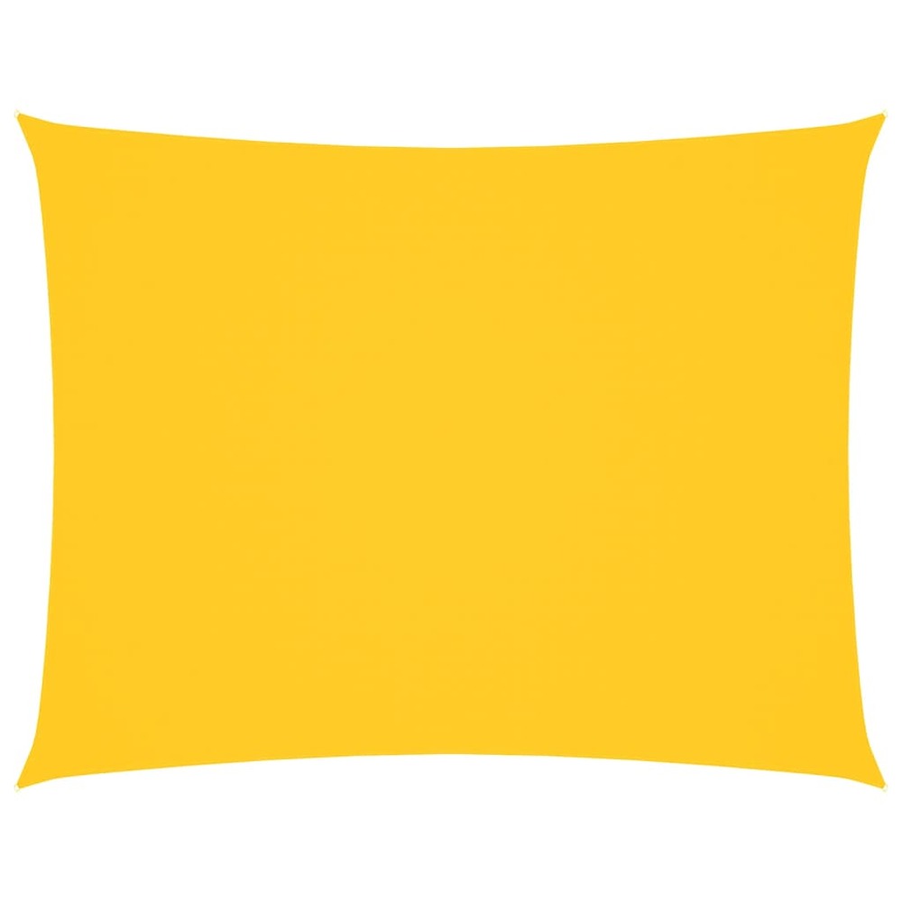 Voile de parasol tissu oxford rectangulaire 2x4 m jaune