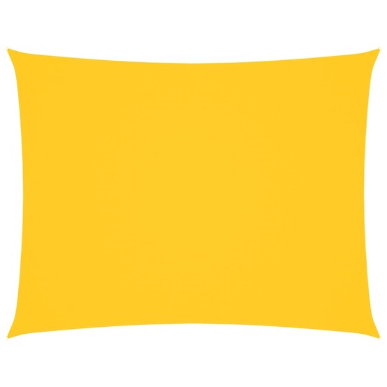 Voile de parasol tissu oxford rectangulaire 2x4 m jaune