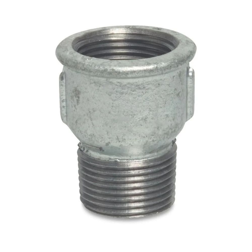 Raccord fileté fonte malléable 1 1/2 pouce ig ag
