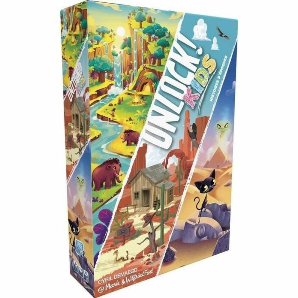 Unlock! Kids histoires epoques - asmodee - enigmes et aventures pour enfants