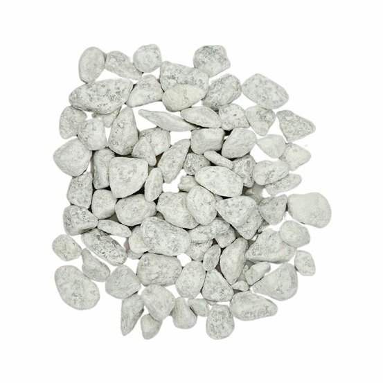 Pack 500kg galet de marbre blanc de carrare ø 12/16 mm (20 sacs x 25kg) - livraison standard