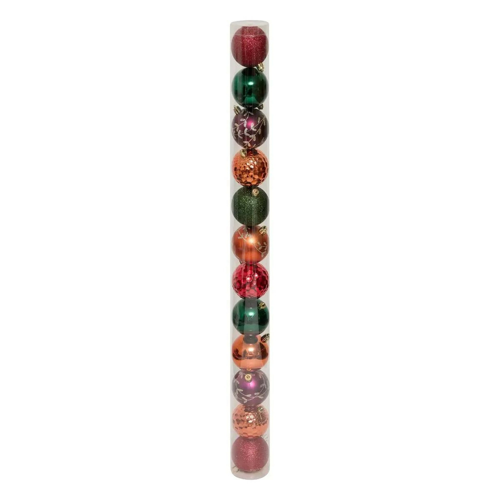 Lot de 12 boules de noël 