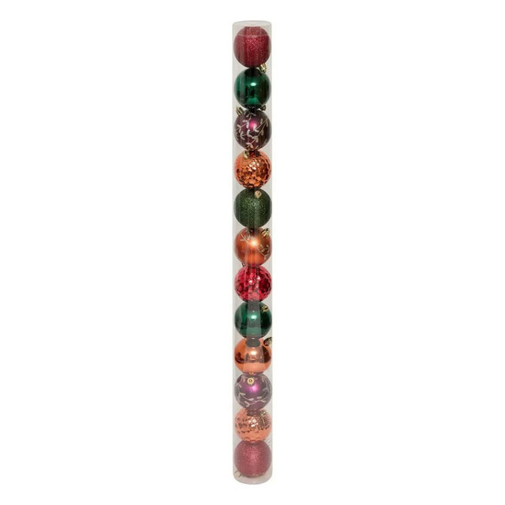 Lot de 12 boules de noël