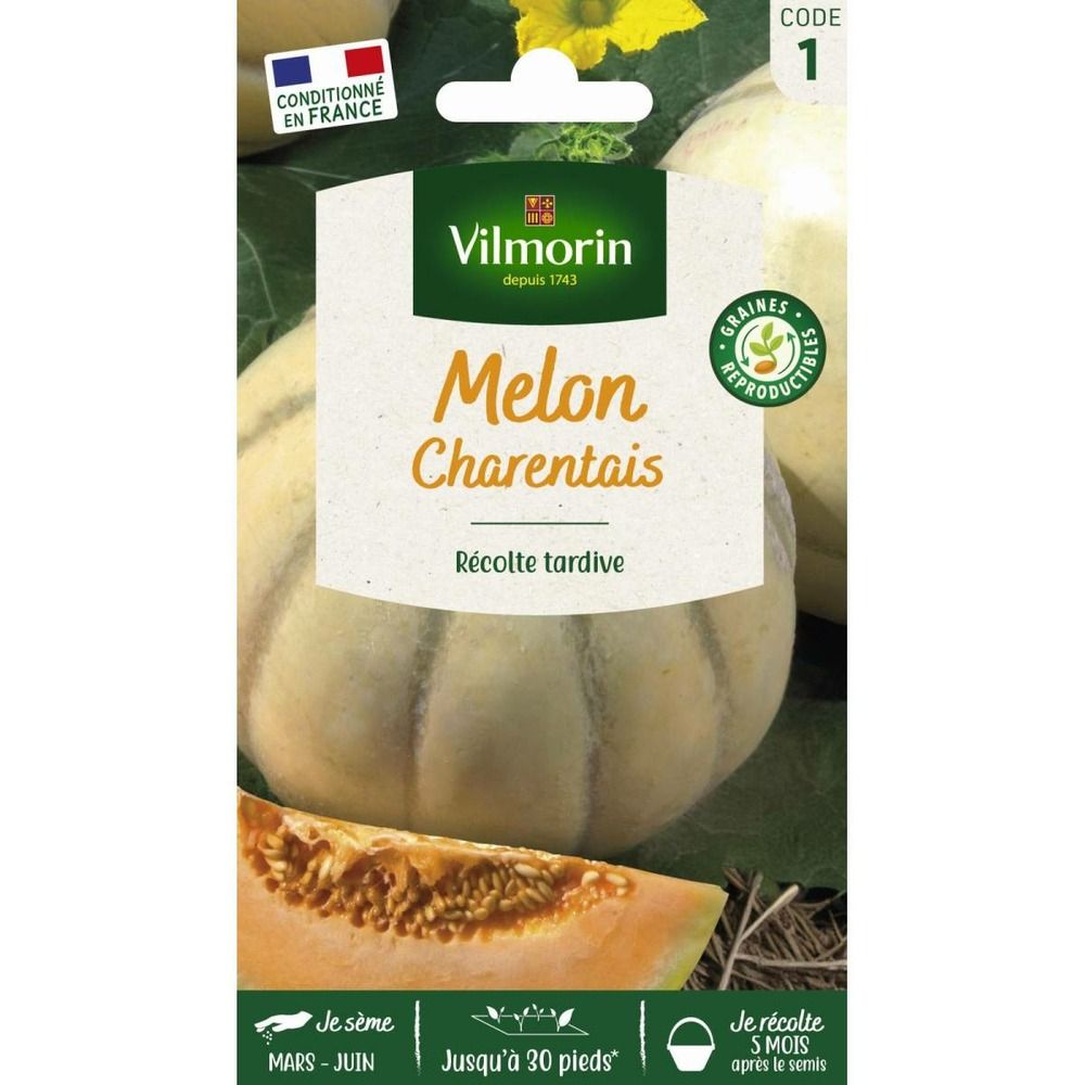 Sachet graines melon charentais