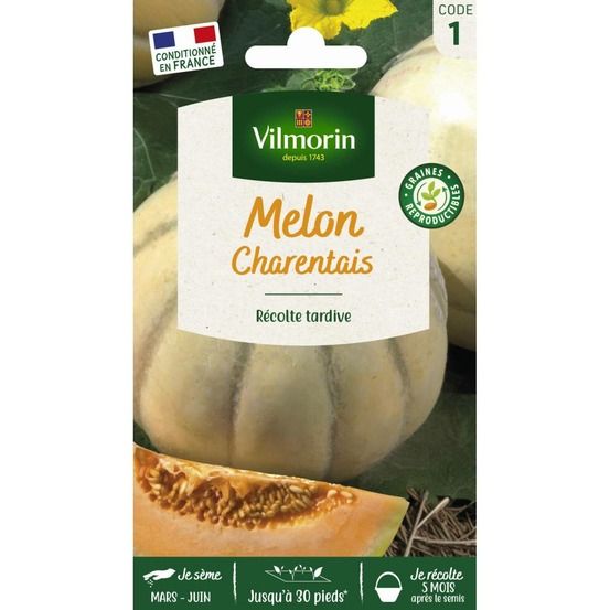 Sachet graines melon charentais