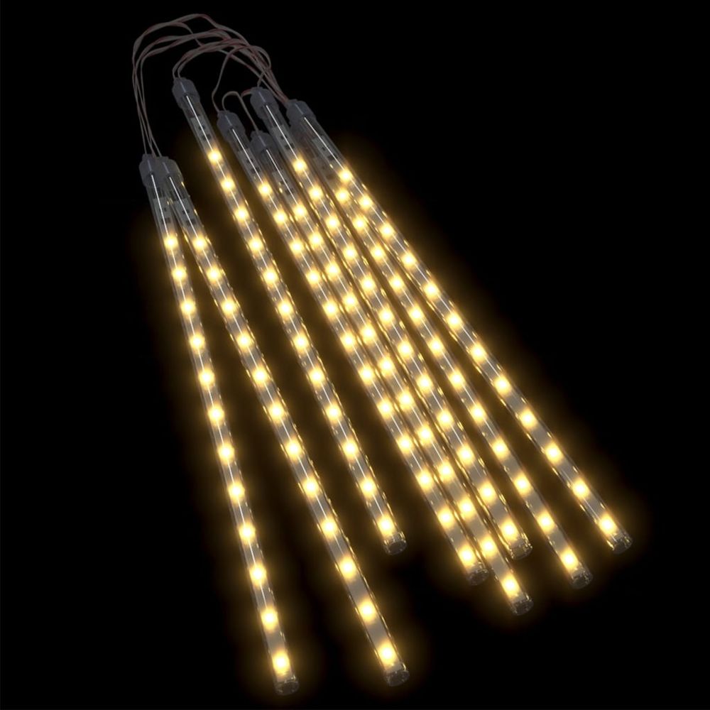 Guirlandes lumineuses 8 pcs 30 cm 192 led blanc chaud