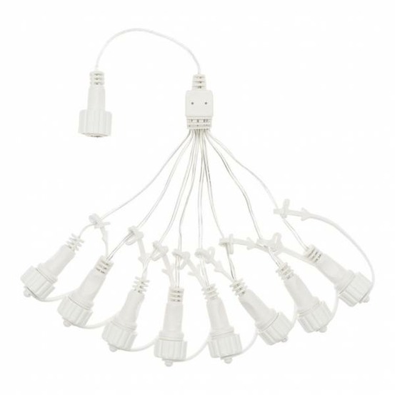 Multi connecteurs 8 sorties ip44 pour guirlandes et décorations de la gamme smart connect 31v lotti