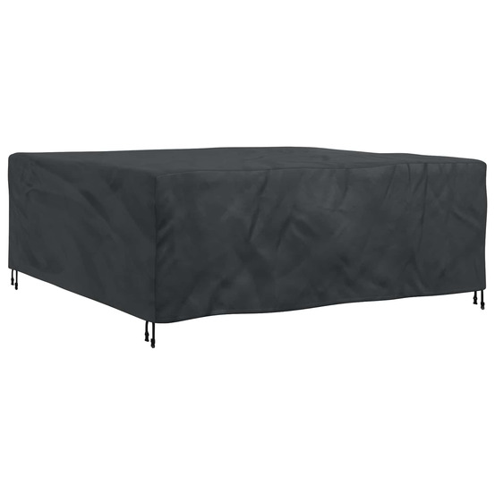 Housse pour meubles uni noir 200 x 200 x 90 cm 210d