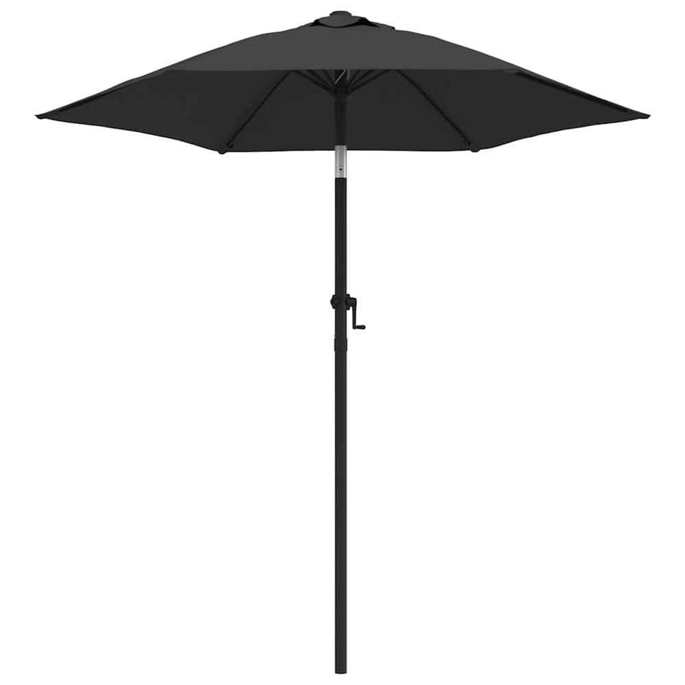 Parasol anthracite 200x224 cm aluminium