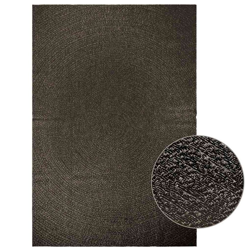 Tapis zizur 200x290 cm aspect de jute intérieur extérieur