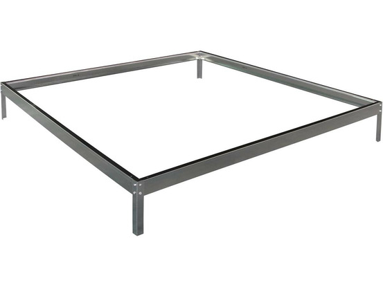 Embase pour serre polycarbonateHortensia 3,65m² couleur Zinc