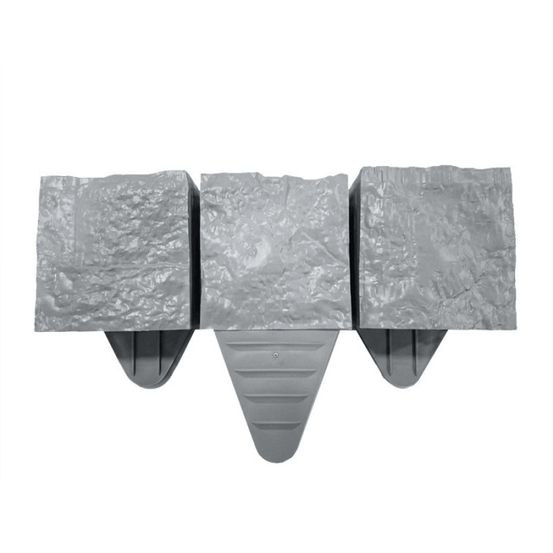 Bordure de jardin (30cm) aspect granit gris