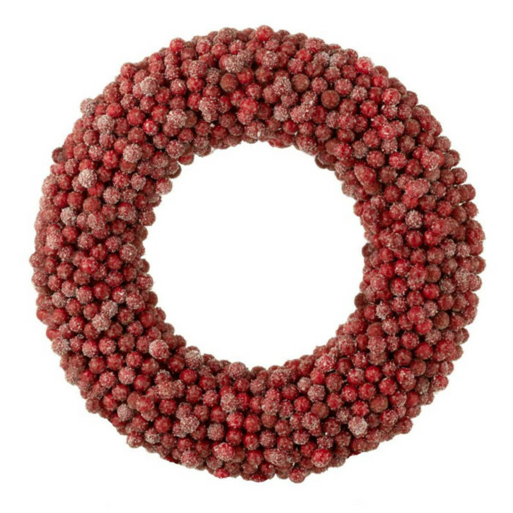 Couronne de noël ronde 