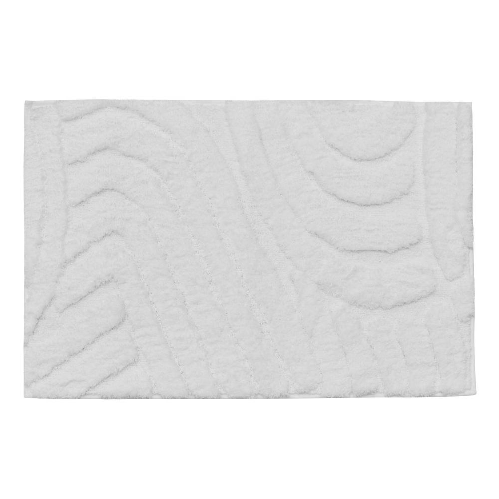 Tapis de bain cloudy 75x50cm blanc