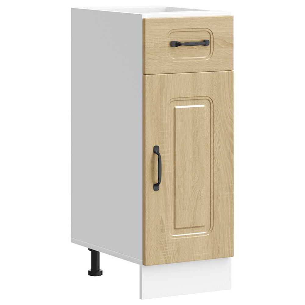 Armoire de cuisine kalmar chêne sonoma bois d'ingénierie