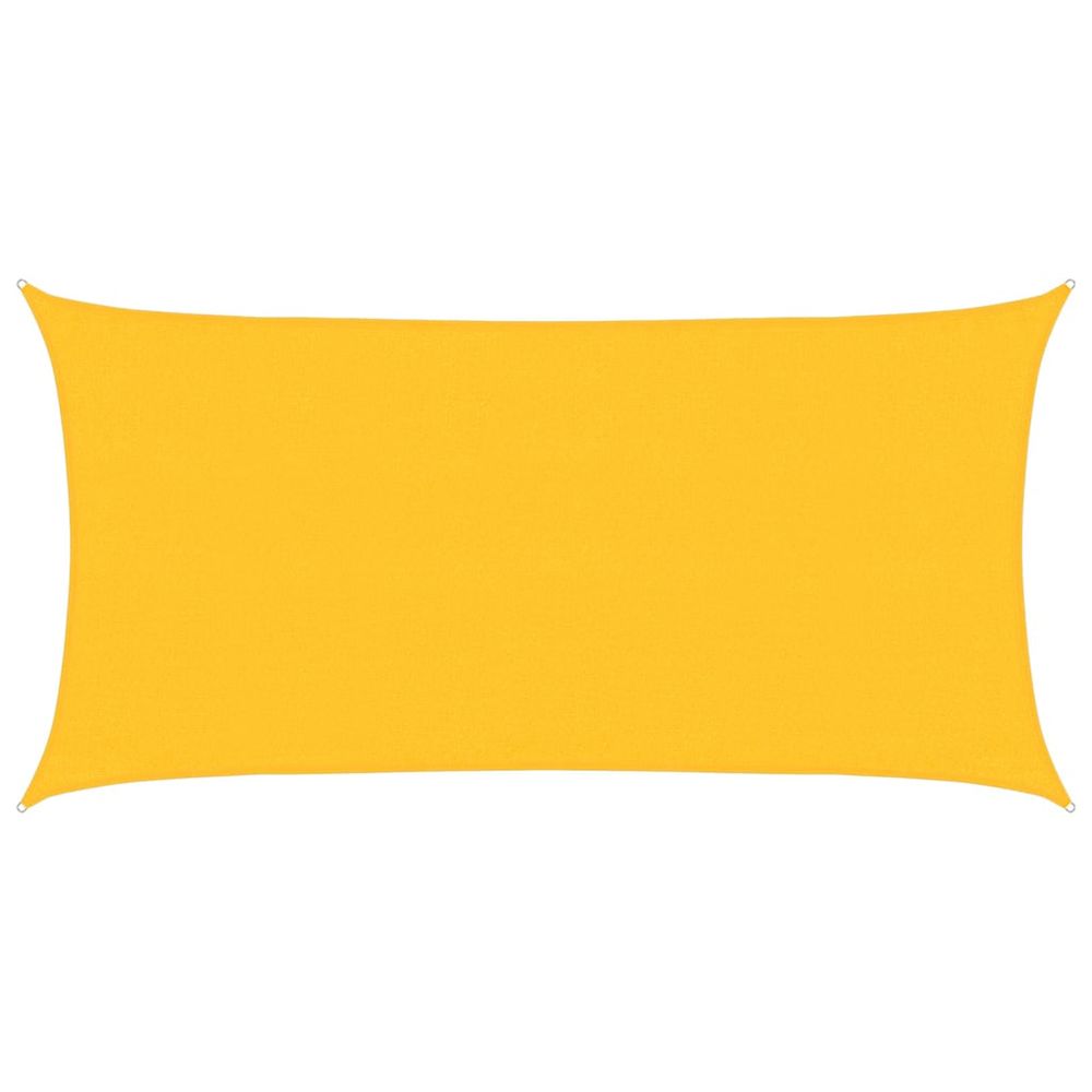 Voile d'ombrage 160 g/m² jaune 3x6 m pehd