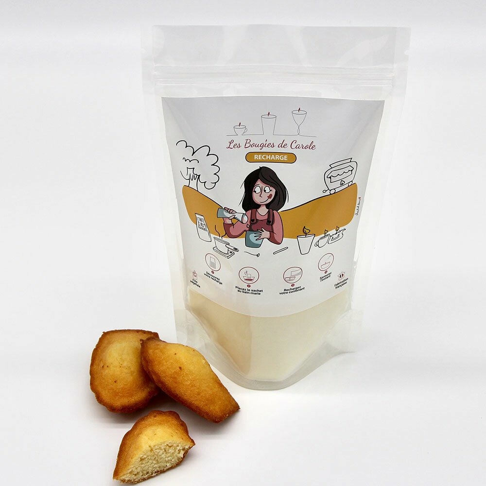 Recharge bougie 500ml madeleine