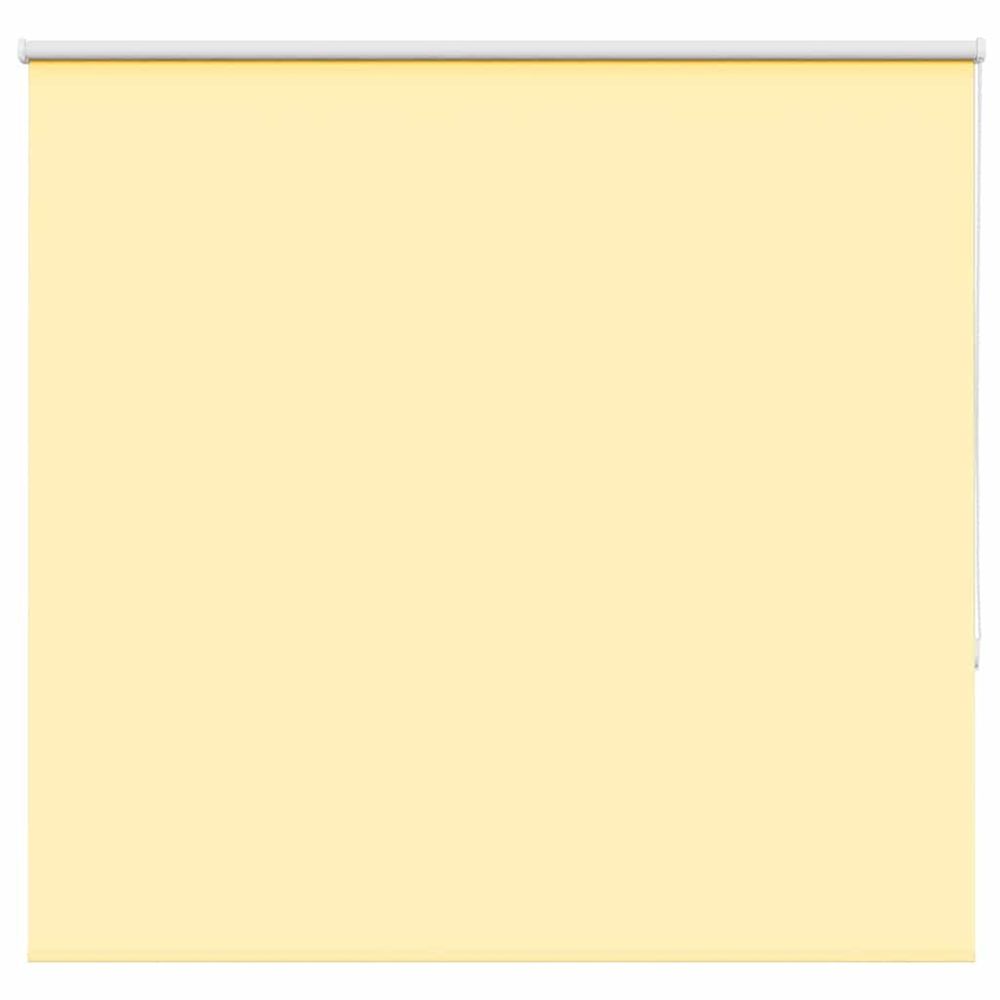 Store enrouleur occultant jaune largeur du tissu 151,6 cm