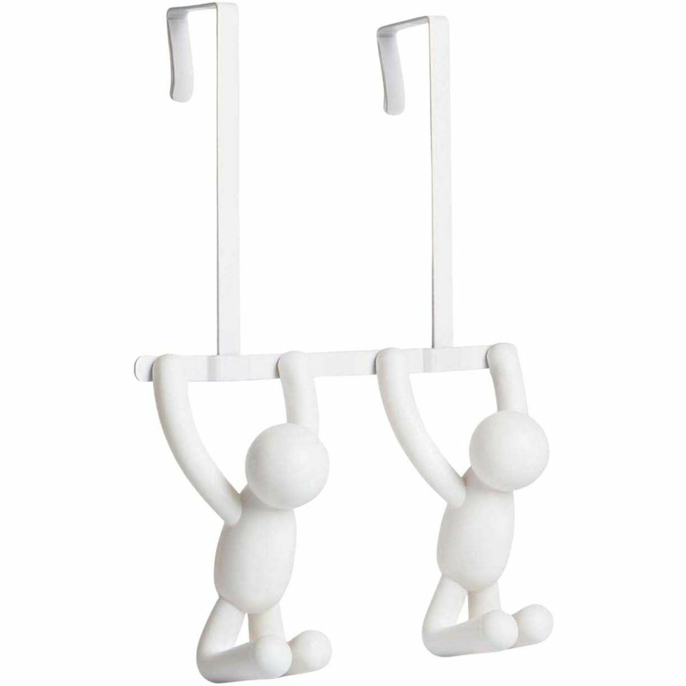 Patère double de porte buddy