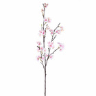 Ptmd fleur artificielle bloesem - 62x35x110 cm - plastique - rose