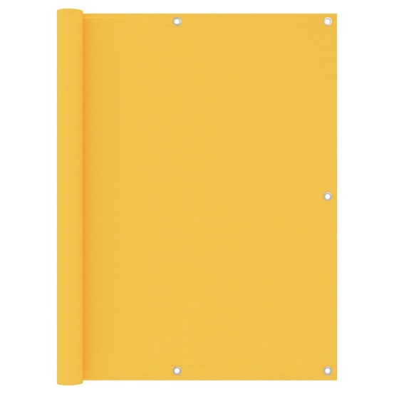 Écran de balcon jaune 120x400 cm tissu oxford