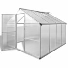 Serre renforcée en aluminium avec cadre de base 6,05 m²