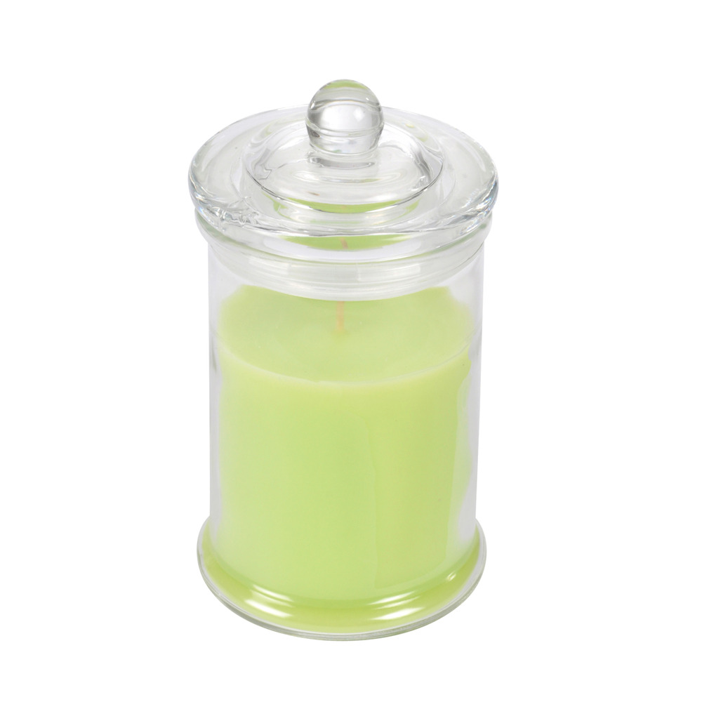 Bougie bocal en verre senteur pomme