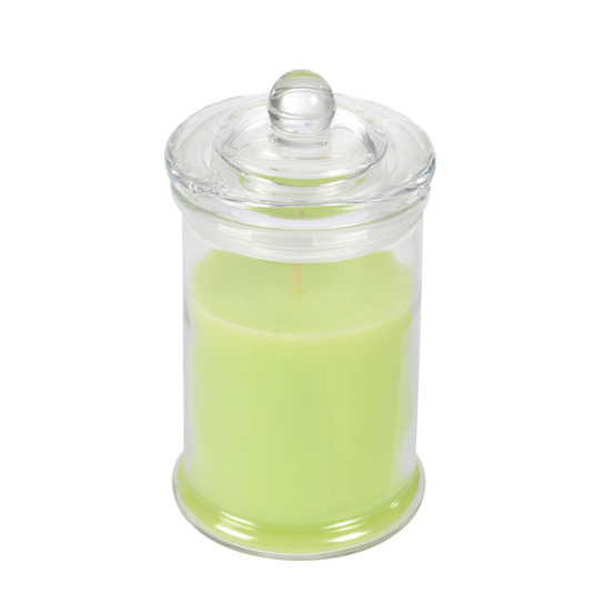 Bougie bocal en verre senteur pomme