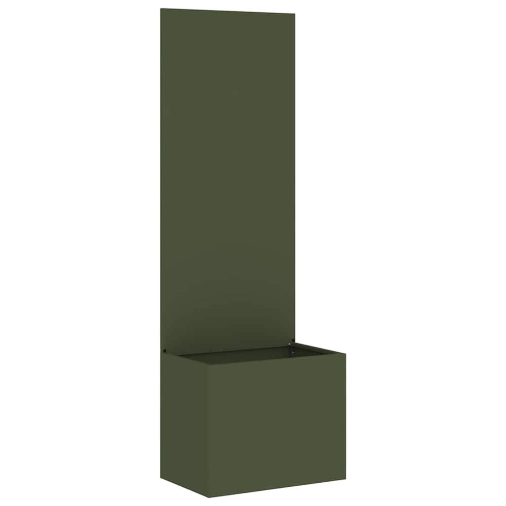 Écran de confidentialité de jardin vert olive 50 x 32 x 150 cm