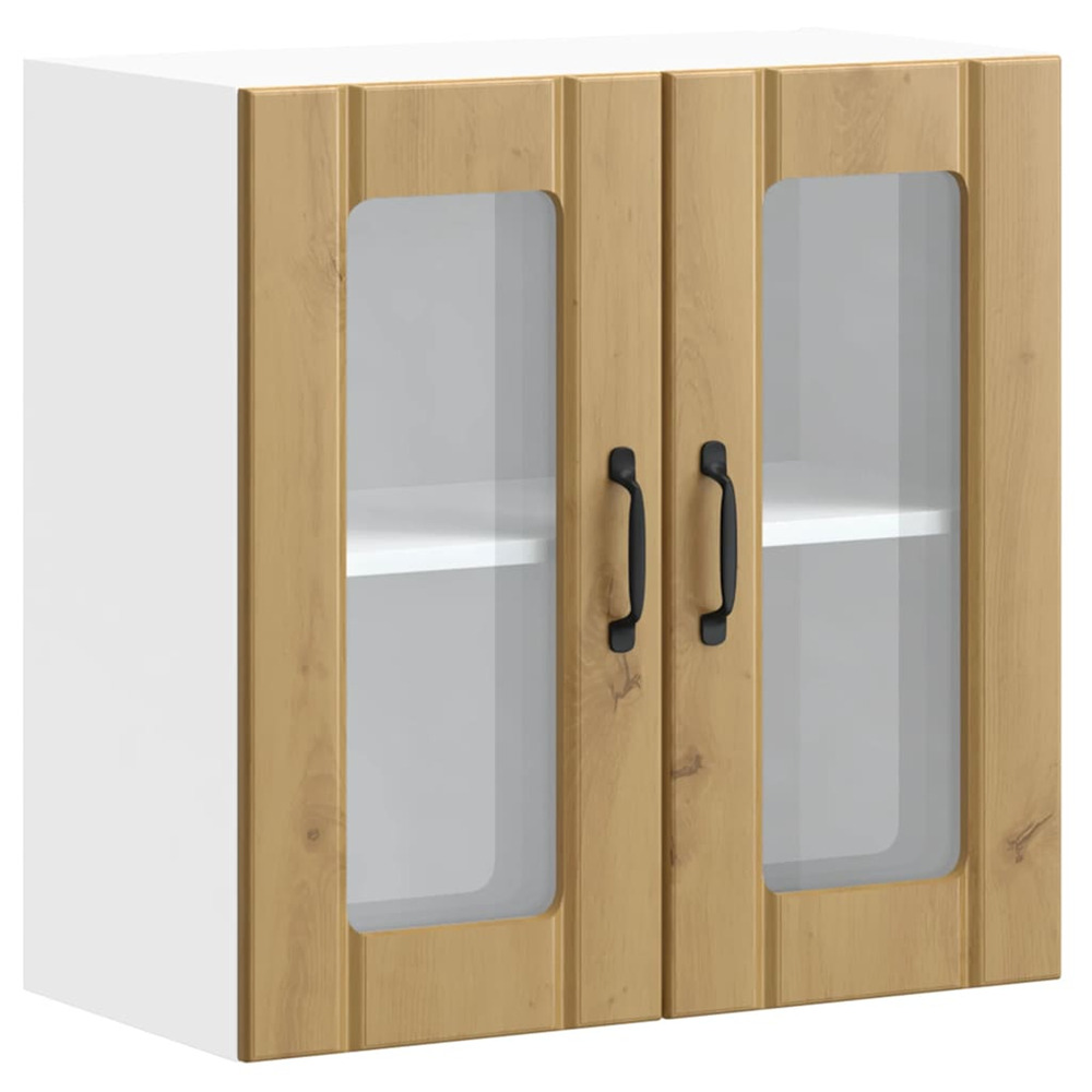 Armoire murale de cuisine avec porte vitrée 