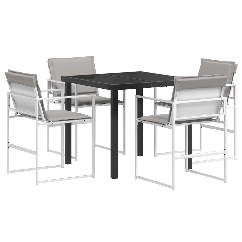 Ensemble de salle à manger pour jardin 5 pcs