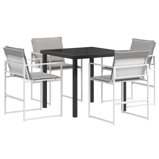 Ensemble de salle à manger pour jardin 5 pcs
