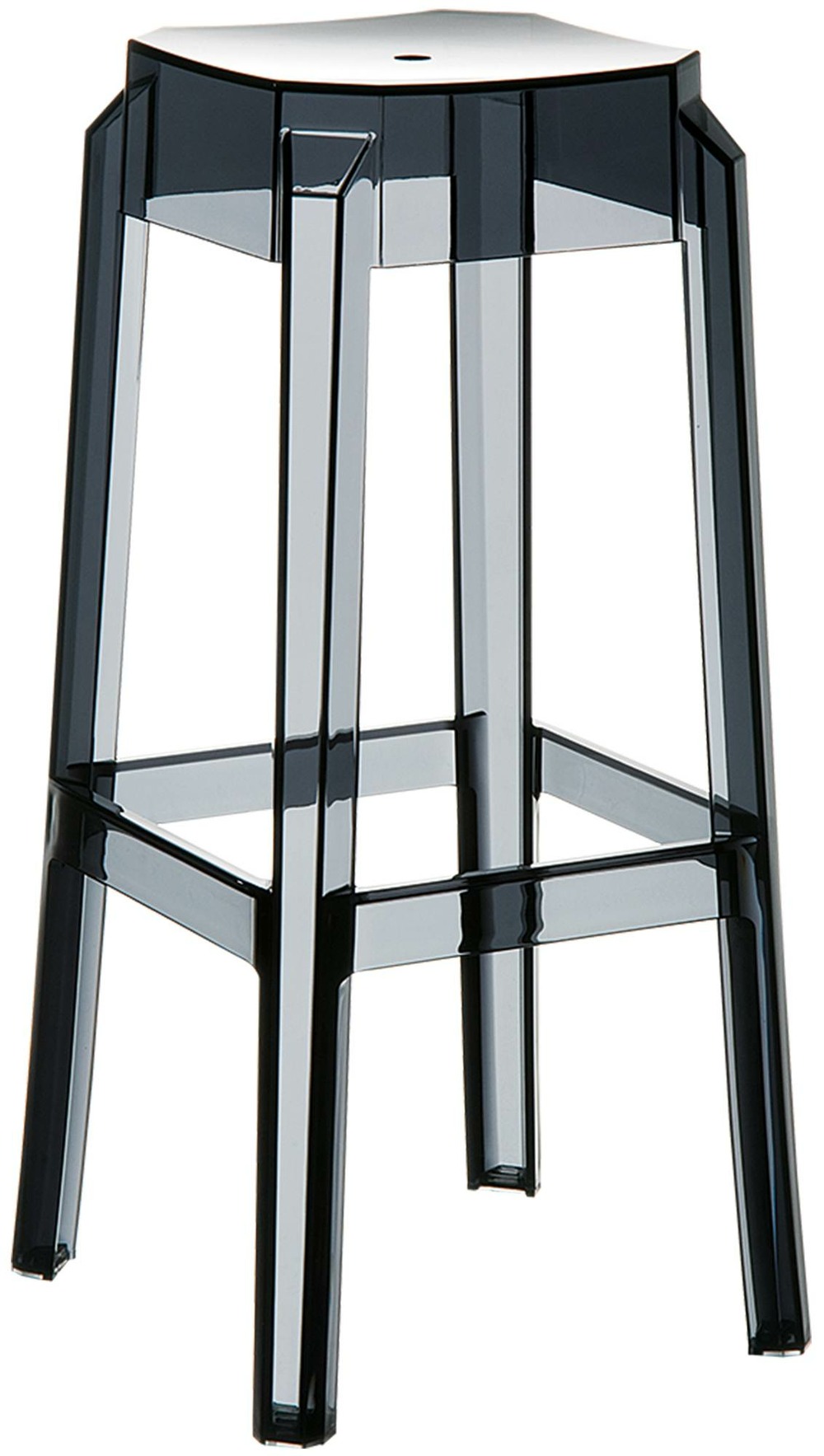 Tabouret de bar fox, transparent