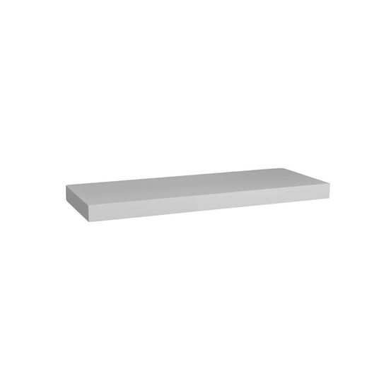 Étagère murale flottante coloris blanc l 60 cm fixations invisibles