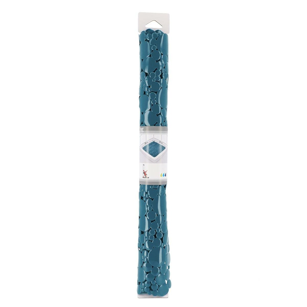 Fond de douche pvc 50x50cm bulles - bleu canard