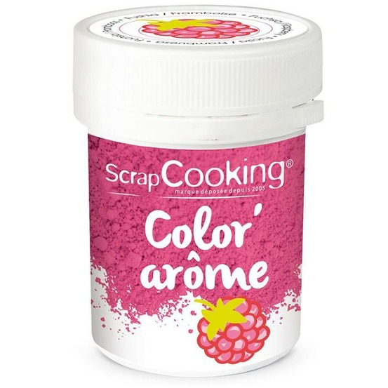 Colorant alimentaire rose - arôme framboise 10 g