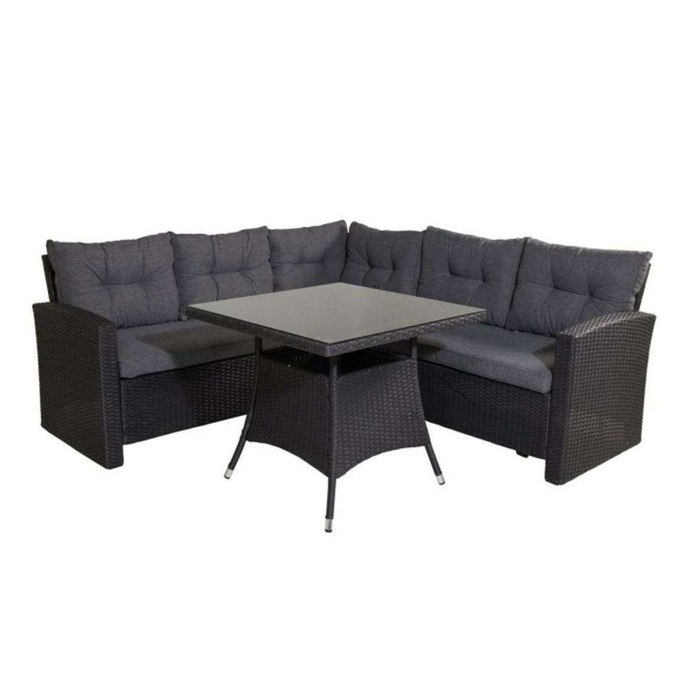 Salon d'angle de jardin 